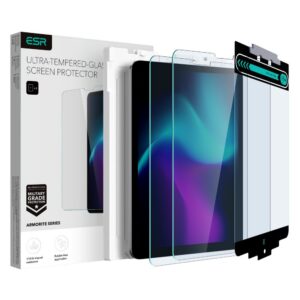 Apsauginis stiklas ESR Armorite, iPad Air 10.9 (4/5 kartos) / iPad Pro 11 (2/3/4 kartos), 2 vnt., skaidrus