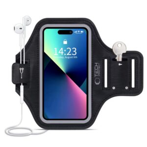 Sportinis dėklas ant rankos Tech-Protect M4 Universal Sport Armband, juodas