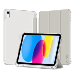Dėklas Tech-Protect SC Pen Hybrid iPad 10.9 (2022) / 11 (2025), skaidrus sidabrinis