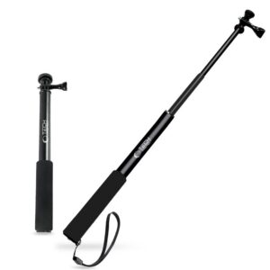 Selfie lazda Tech-Protect GA100 GoPro / DJI / Insta360, juoda
