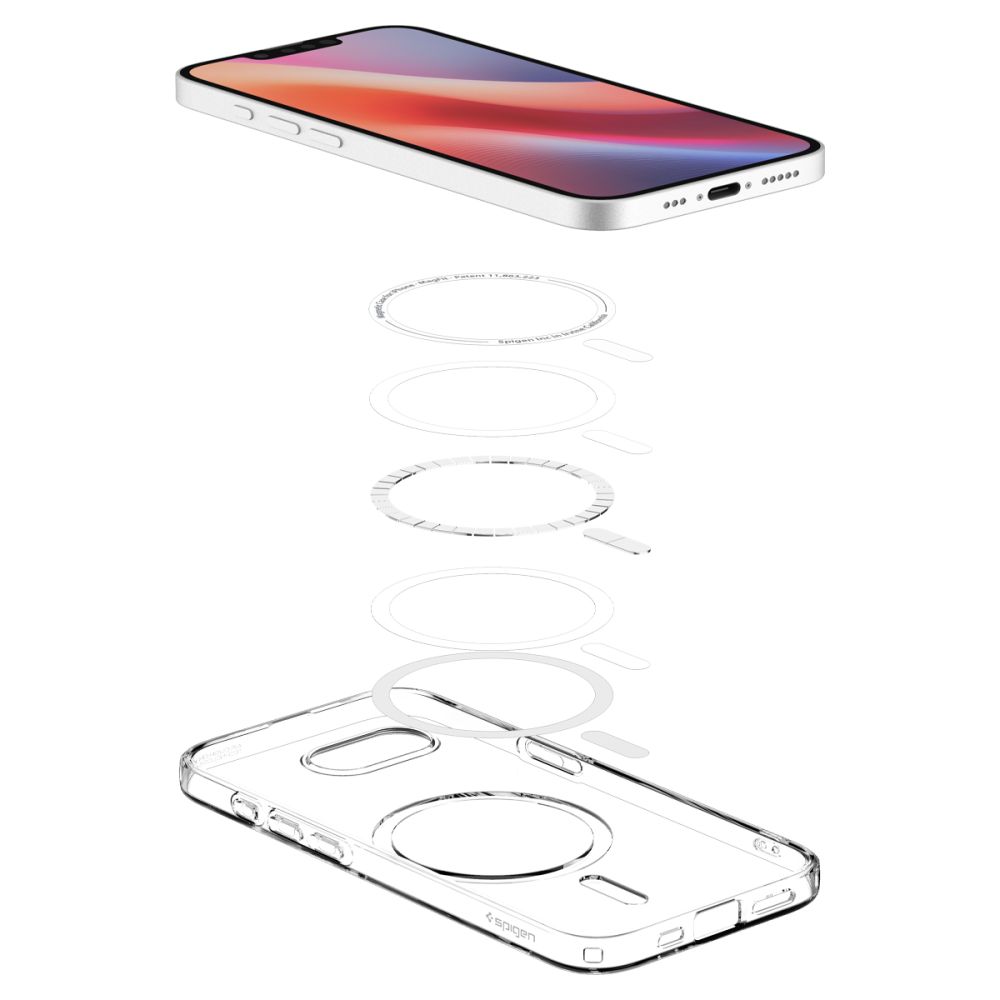 Dėklas Spigen Liquid Crystal Mag iPhone 16e / 17e, skaidrus - Image 8