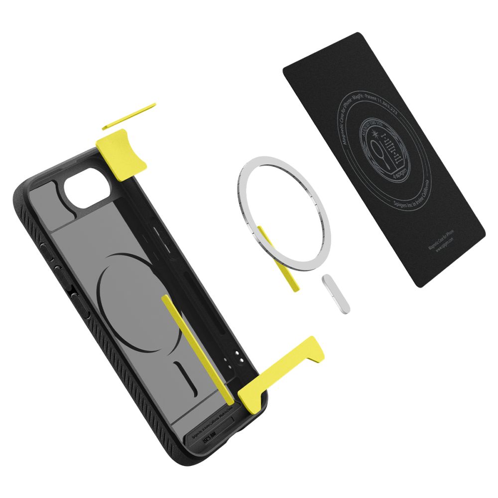 Dėklas Spigen Rugged Armor Mag iPhone 16e / 17e, matinis juodas - Image 7
