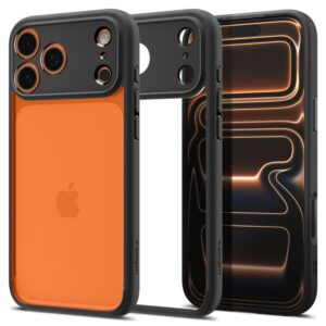 Dėklas Spigen Ultra Hybrid iPhone 17 Pro Max, matinis juodas