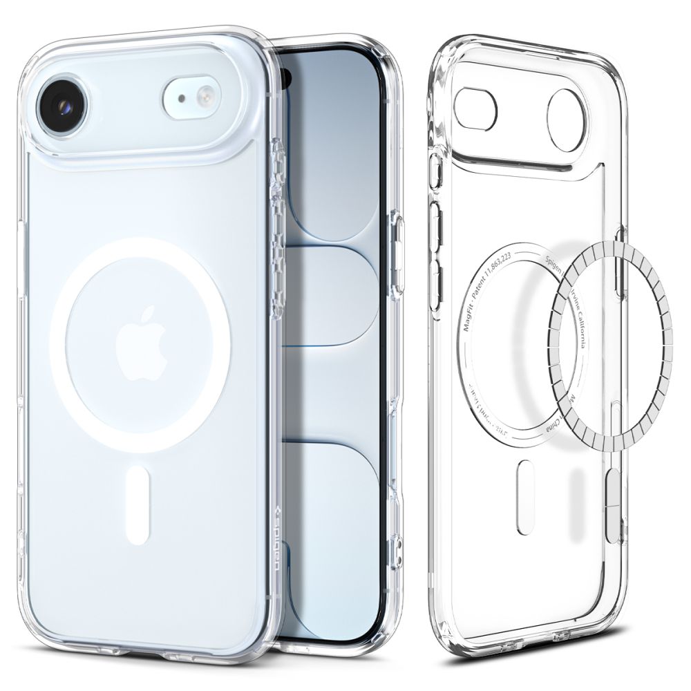 Dėklas Spigen Ultra Hybrid MagSafe iPhone Air, skaidrus/baltas