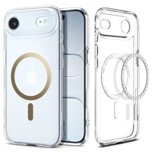Dėklas Spigen Ultra Hybrid MagSafe iPhone Air, skaidrus/auksinis