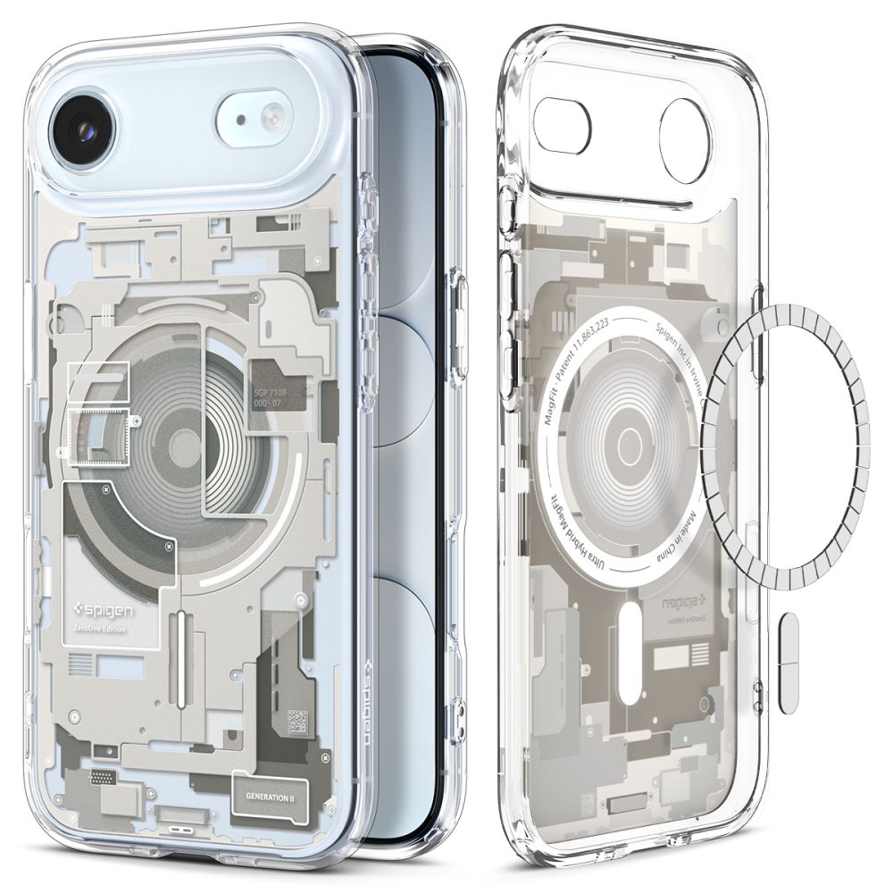Dėklas Spigen Ultra Hybrid Mag iPhone Air, Zero One Natural Titanium