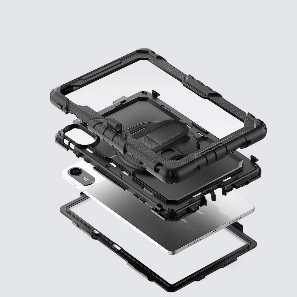 Dėklas Tech-Protect Solid 2-Set Xiaomi Redmi Pad 2 11.0, juodas - Image 8