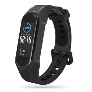 Dirželis Tech-Protect Armour Xiaomi Mi Smart Band 5 / 6 / 7 / NFC Juoda