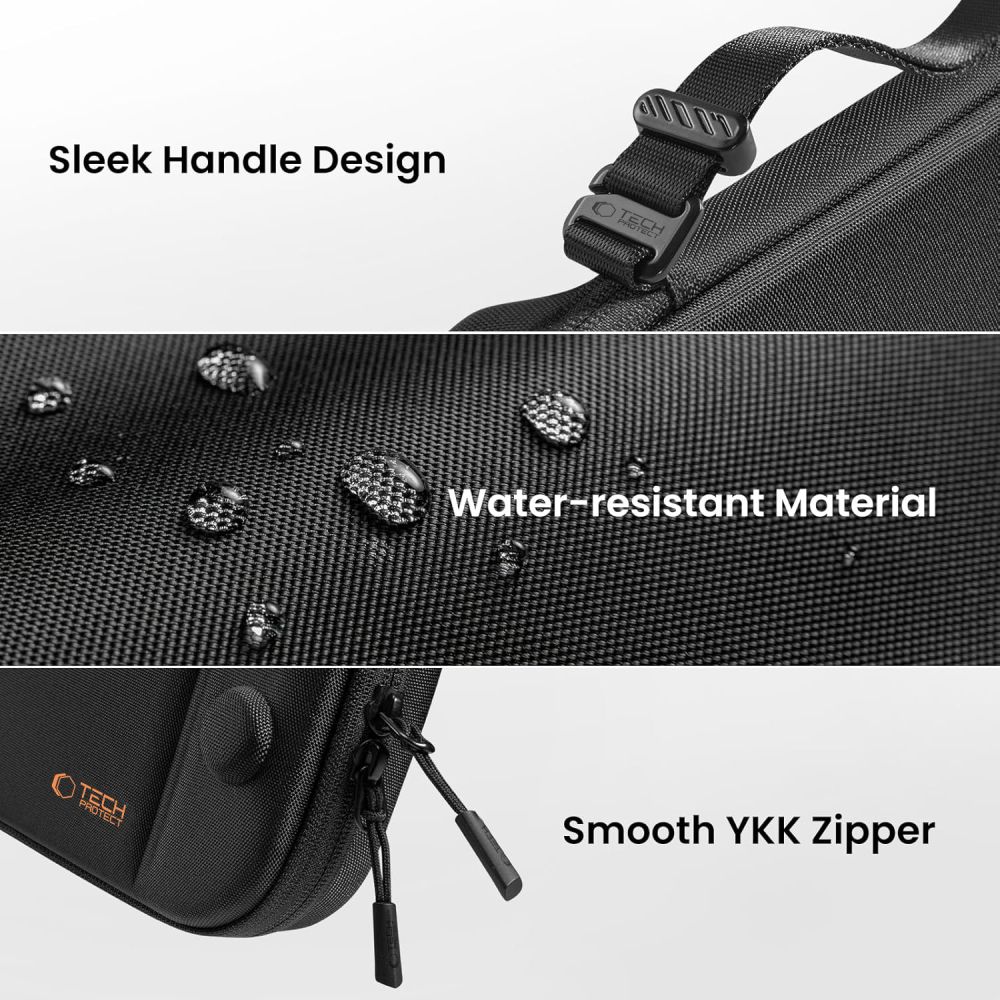 Dėklas Tech-Protect Slim Pouch Nintendo Switch 2, juodas - Image 8