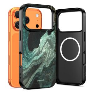 Dėklas Tech-Protect Lamano MagSafe iPhone 17 Pro Max, žalias