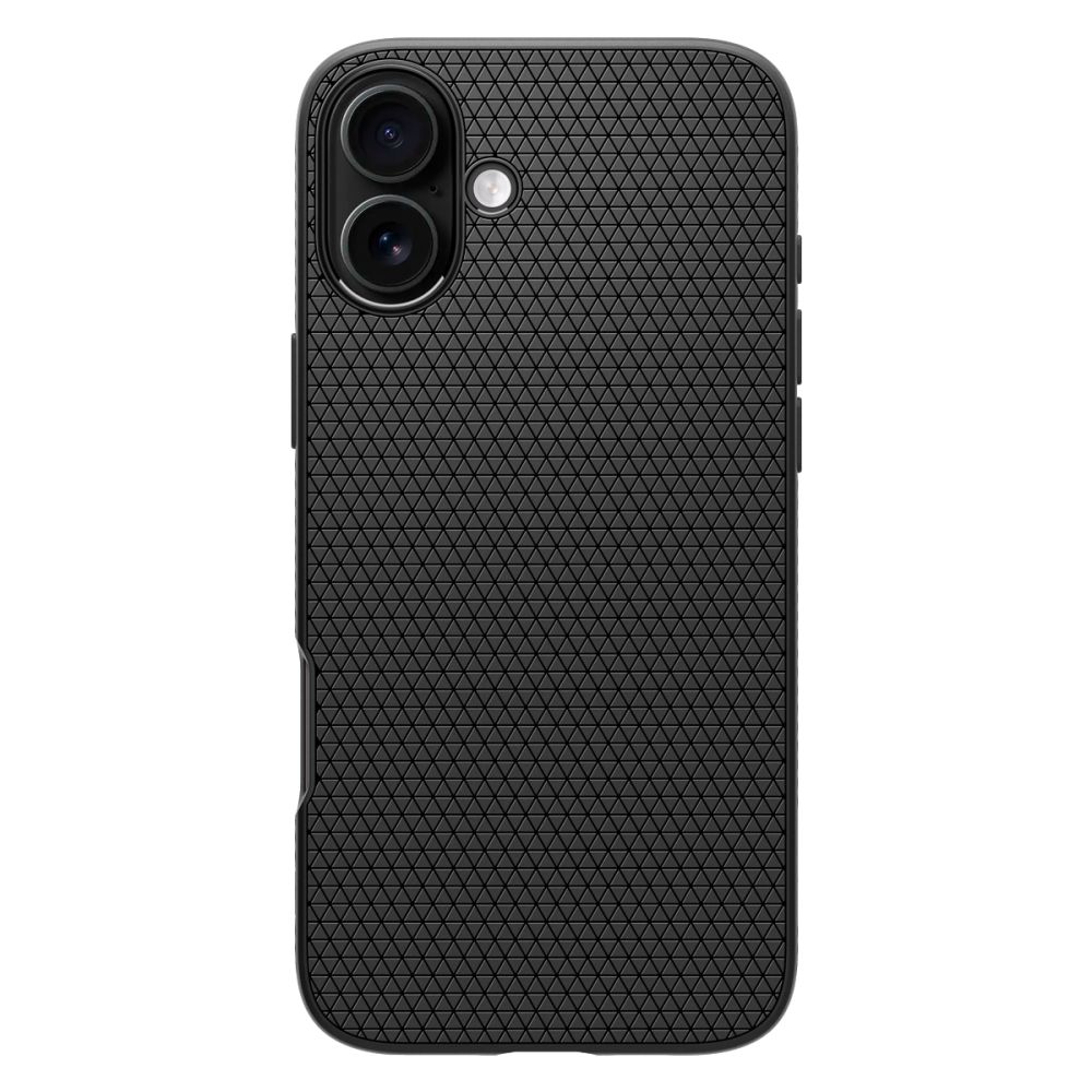 Dėklas Spigen Liquid Air iPhone 16, matinis juodas - Image 2