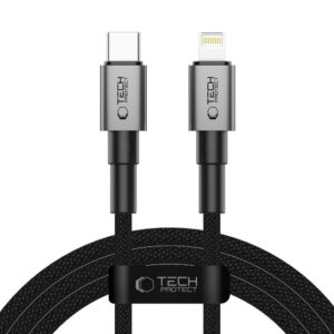 Kabelis Tech-Protect Ultraboost DNA Lightning PD 27W 200cm, geležies pilka