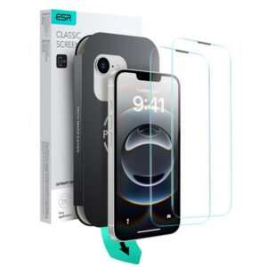 Apsauginis stiklas ESR UltraFit iPhone 13 / 13 Pro / 14 / 16e / 17e, skaidrus, 2 vnt.