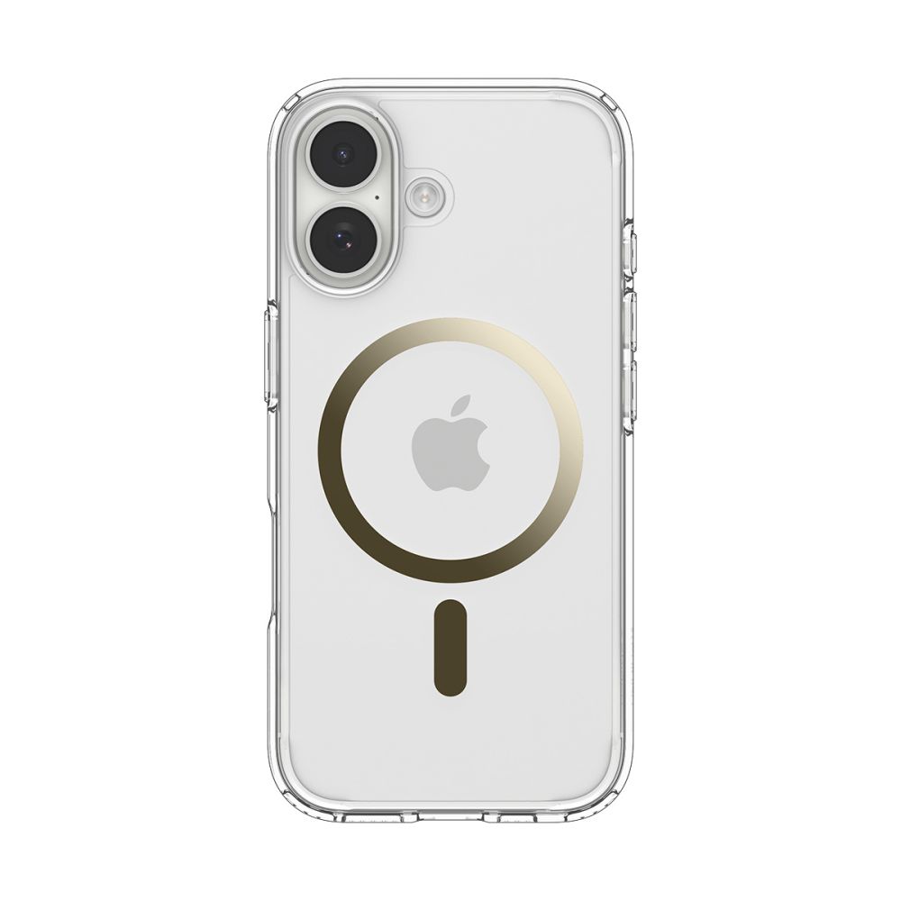Dėklas Spigen Ultra Hybrid Mag MagSafe iPhone 17, skaidrus/auksinis - Image 2