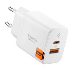 Tinklo įkroviklis Spigen Essential EE202EU 20W, baltas