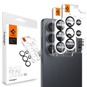 Kameros apsauginis stiklas Spigen Optik Pro HD EZ Fit Galaxy S26 Ultra, 2 vnt., juodas
