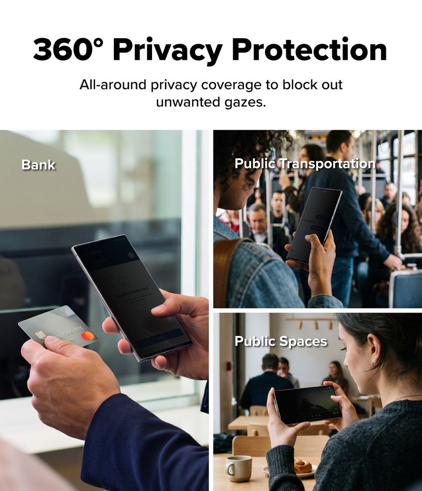 Apsauginis stiklas Ringke Easy Slide Privacy 360 Galaxy Z Fold 8 Ultra, 2 vnt. - Image 7