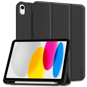 Dėklas Tech-Protect SmartCase Pen iPad 10.9 (2022) / 11 (2025), juodas