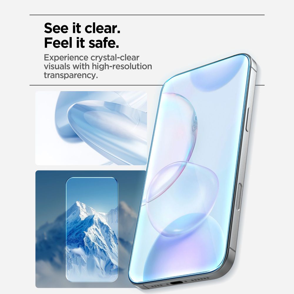 Spigen Glas.tR AlignMaster Slim stiklai iPhone 17 Pro Max, 3 vnt. - Image 8
