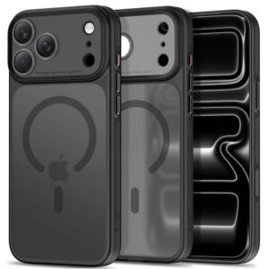 Dėklas Tech-Protect MagPrime MagSafe CC iPhone 17 Pro Max / 18 Pro Max, matinis juodas