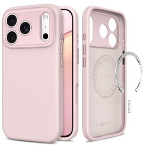 Dėklas Tech-Protect Uniq MagSafe CC iPhone 17 Pro Max / 18 Pro Max, šviesiai rožinis