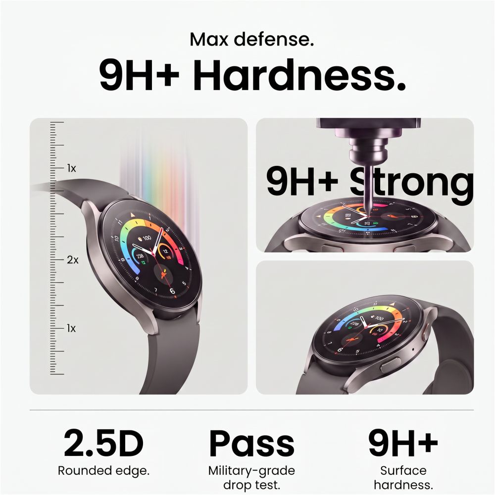 Tech-Protect Easy Set+ stikliukai Samsung Galaxy Watch 8 / 9 (40 mm), 2 vnt. - Image 8
