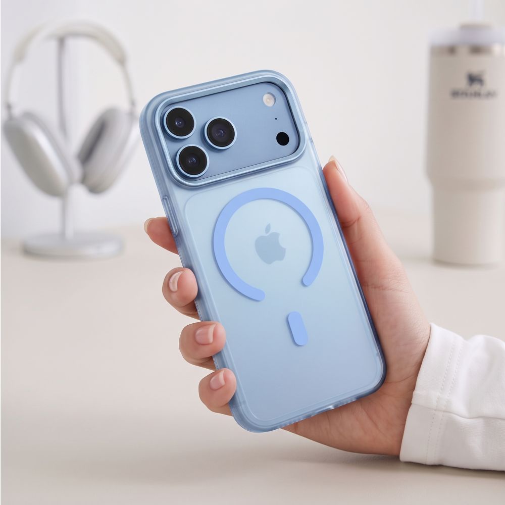 Tech-Protect MagZero dėklas iPhone 17 Pro / 18 Pro, šviesiai mėlynas matinis - Image 5