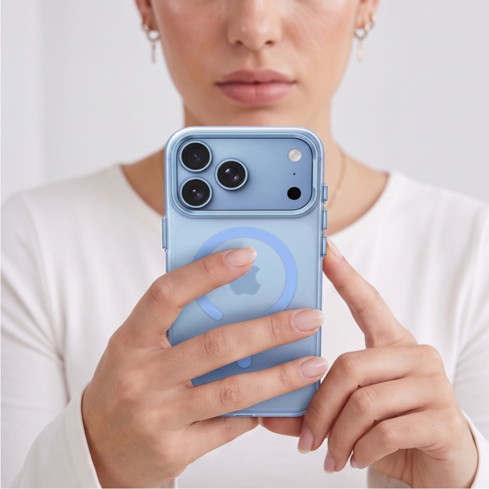 Tech-Protect MagZero dėklas iPhone 17 Pro / 18 Pro, šviesiai mėlynas matinis - Image 6