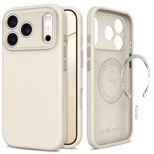 Dėklas Tech-Protect Uniq MagSafe CC iPhone 17 Pro Max / 18 Pro Max, titano spalvos