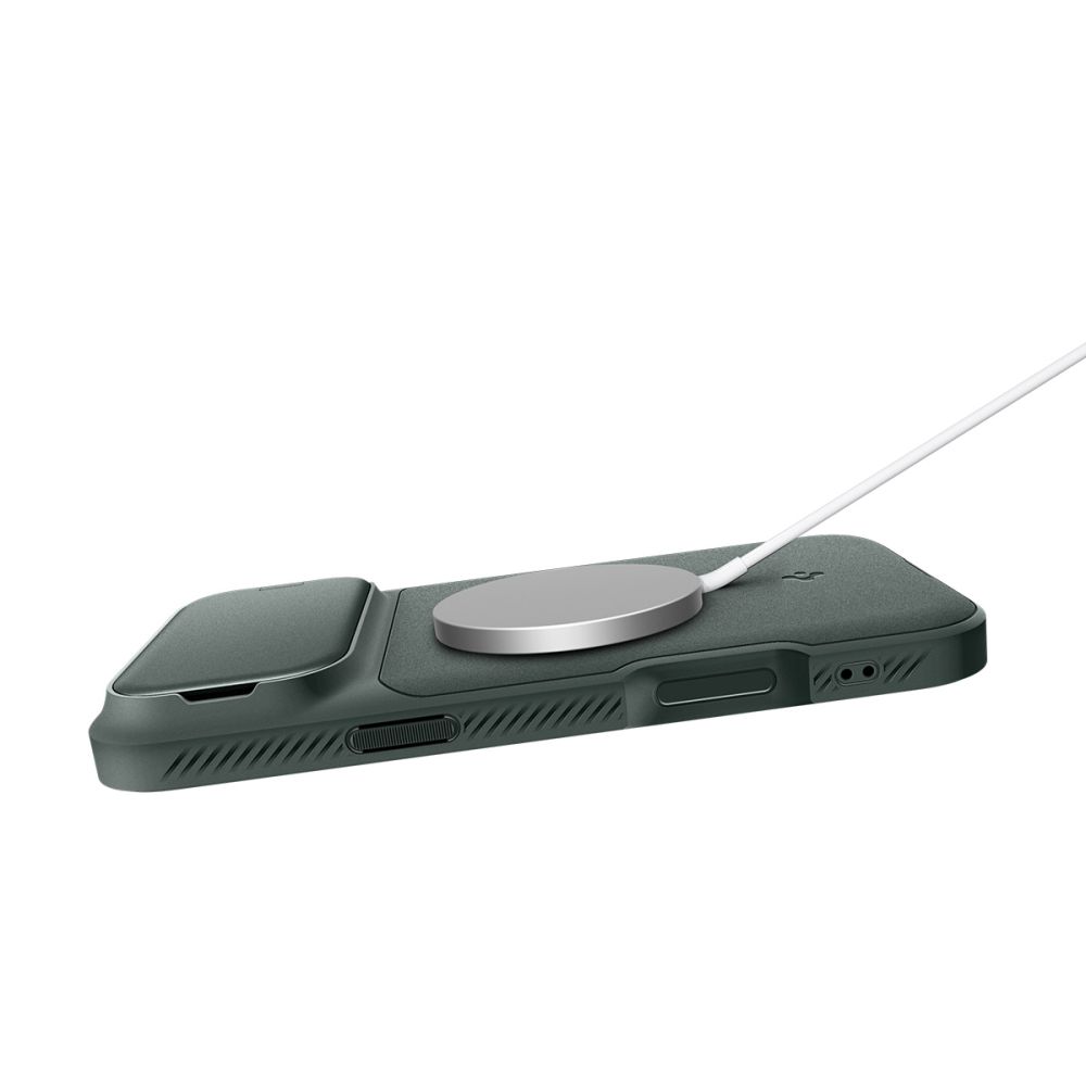 Spigen Optik Armor MagSafe dėklas iPhone 17 Pro Max, žalias - Image 7