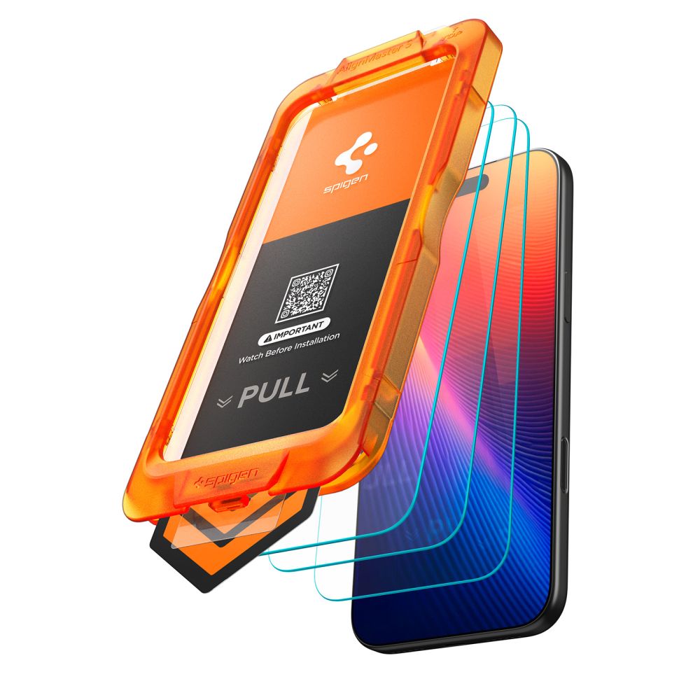 Spigen Glas.tR AlignMaster Slim stiklai iPhone 17 Pro Max, 3 vnt. - Image 2