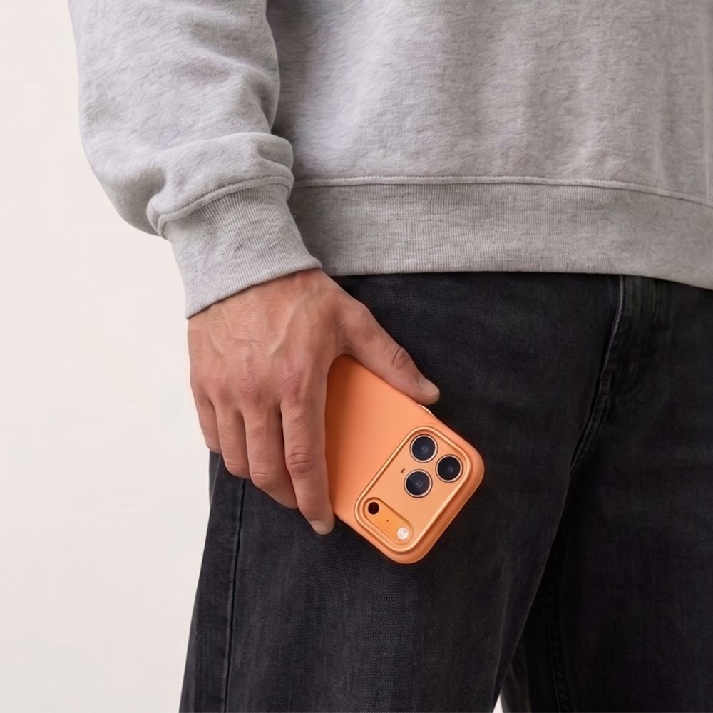 Dėklas Tech-Protect Uniq MagSafe CC iPhone 17 Pro Max / 18 Pro Max, kosminis oranžinis - Image 6