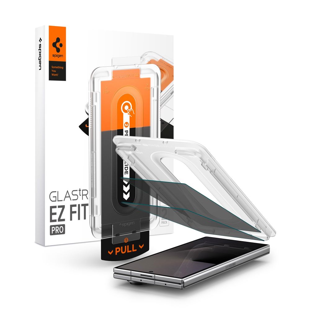 Spigen Glas.tR EZ Fit Pro HD Privacy apsauginiai stiklai (2 vnt.) Samsung Galaxy Z Fold 7 / 8 Ultra