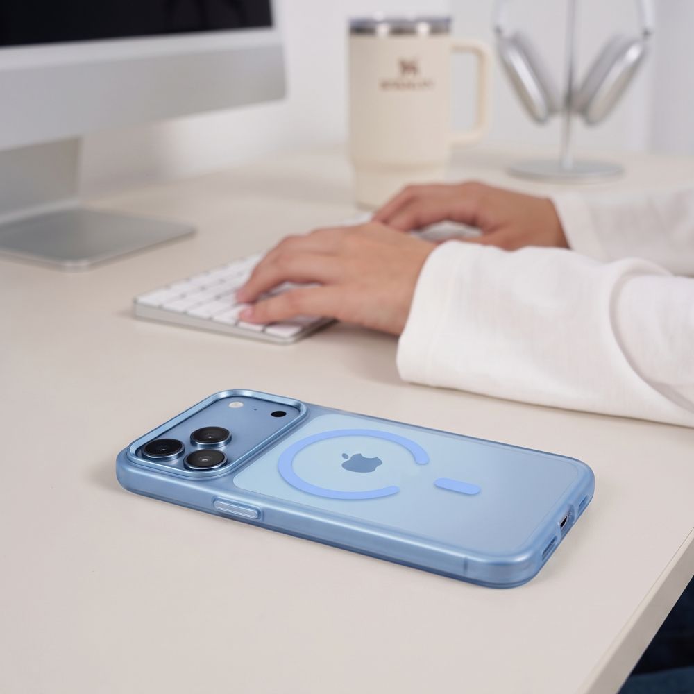 Tech-Protect MagZero dėklas iPhone 17 Pro Max / 18 Pro Max, šviesiai mėlynas matinis - Image 7