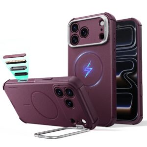 Dėklas ESR Cyber Tough Kickstand MagSafe iPhone 17 Pro Max / 18 Pro Max, bordo