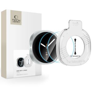 Tech-Protect Easy Set+ stikliukai Samsung Galaxy Watch 8 / 9 (44 mm), 2 vnt.