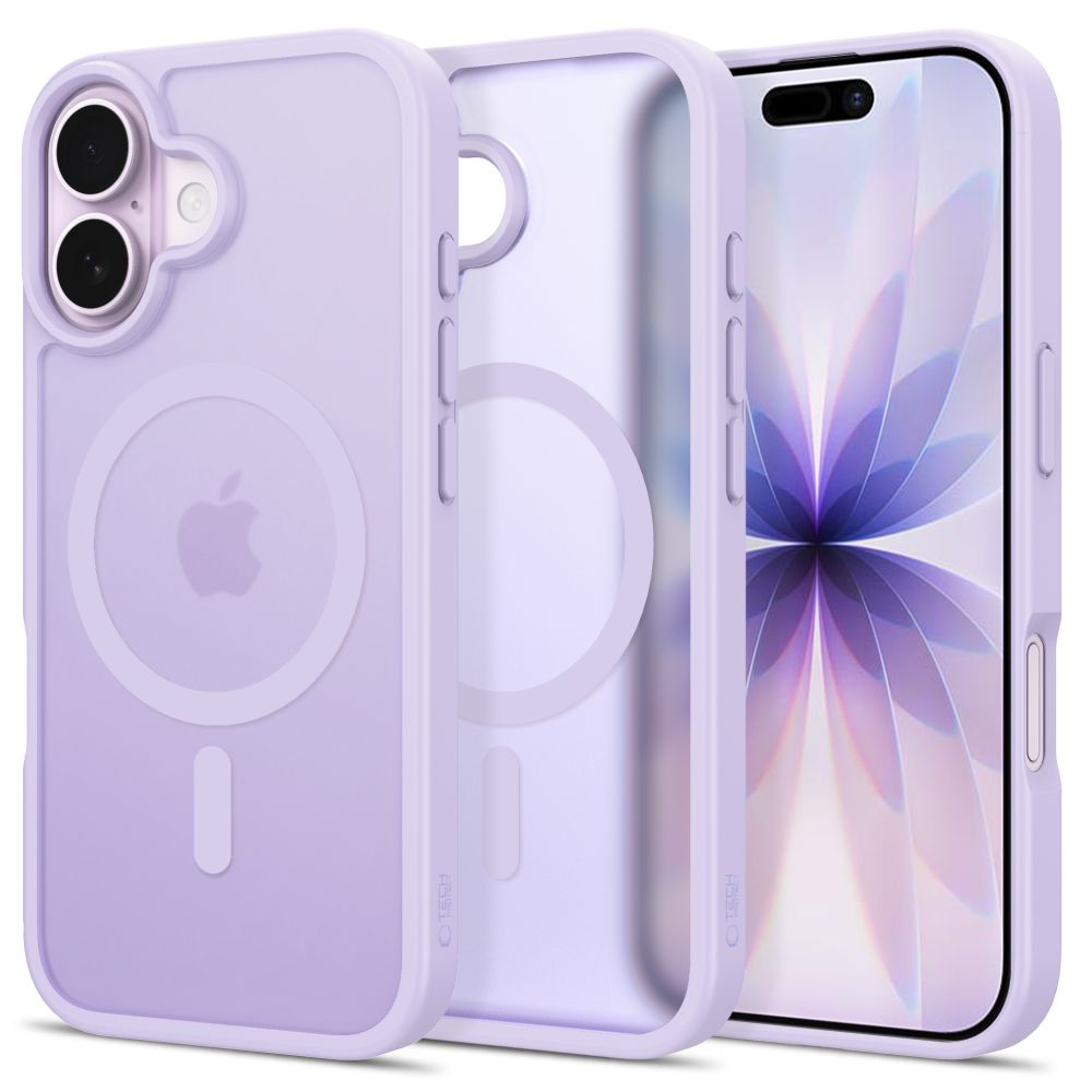 Tech-Protect BasicMag MagSafe dėklas iPhone 17, matinis levandų