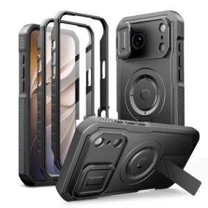 Dėklas Tech-Protect Kevlar MagSafe 2-Set iPhone 17 Pro Max / 18 Pro Max, juodas