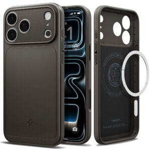 Dėklas Spigen Thin Fit MagSafe iPhone 17 Pro Max / 18 Pro Max, pilkas