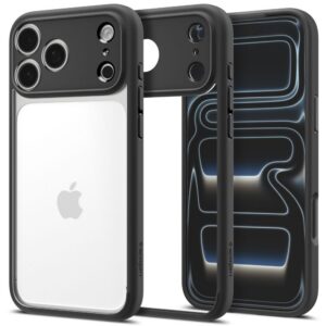 Dėklas Spigen Ultra Hybrid iPhone 17 Pro Max / 18 Pro Max, matinis juodas