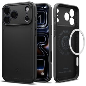 Dėklas Spigen Thin Fit MagSafe iPhone 17 Pro / 18 Pro, juodas