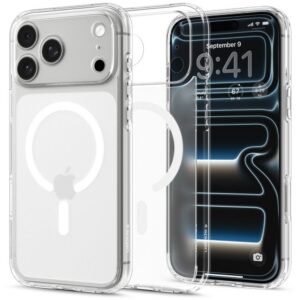 Dėklas Spigen Ultra Hybrid MagSafe iPhone 17 Pro / 18 Pro, matinis baltas