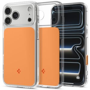 Dėklas Spigen Ultra Hybrid T MagSafe iPhone 17 Pro / 18 Pro, blizgus oranžinis