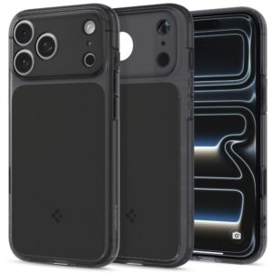Dėklas Spigen Ultra Hybrid T MagSafe iPhone 17 Pro / 18 Pro, matinis juodas