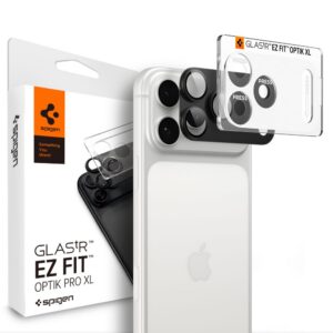 Kameros apsauginis stiklas Spigen Optik Pro XL Glas.tR EZ Fit iPhone 18 Pro, tamsiai pilkas