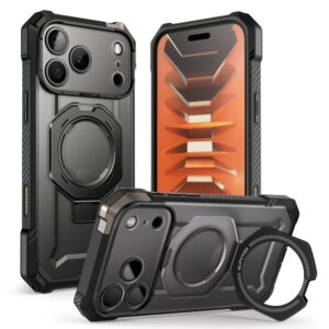 Dėklas Supcase UB Grip Mag MagSafe iPhone 17 Pro / 18 Pro, juodas