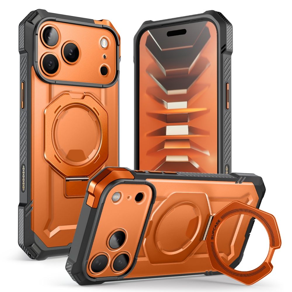 Dėklas Supcase UB Grip Mag MagSafe iPhone 17 Pro Max / 18 Pro Max, koralinis