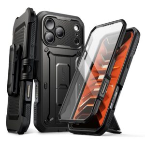 Dėklas Supcase Unicorn Beetle Pro iPhone 17 Pro Max / 18 Pro Max, juodas