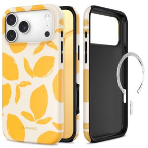 Dėklas Tech-Protect Lamano MagSafe iPhone 17 Pro / 18 Pro Lemon Haze