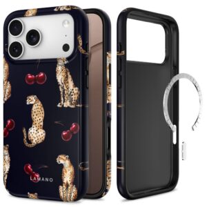 Dėklas Tech-Protect Lamano MagSafe iPhone 17 Pro / 18 Pro Midnight Cherry